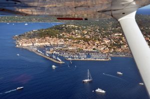 Saint-Tropez vanuit de lucht